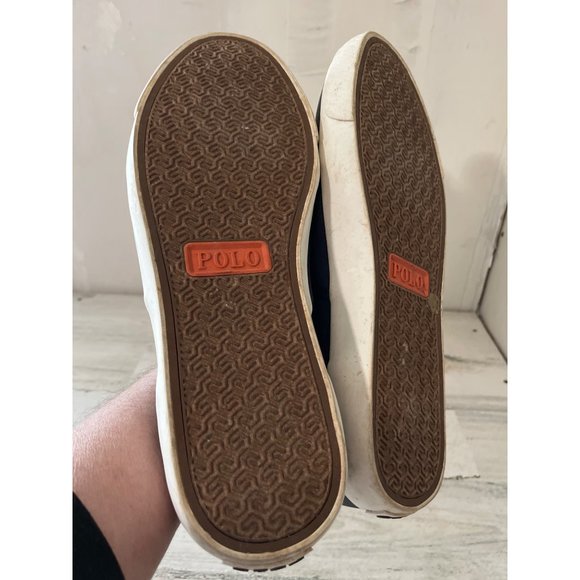 Polo Ralph Lauren navy blue canvas deck shoes size 12D - Picture 7 of 7